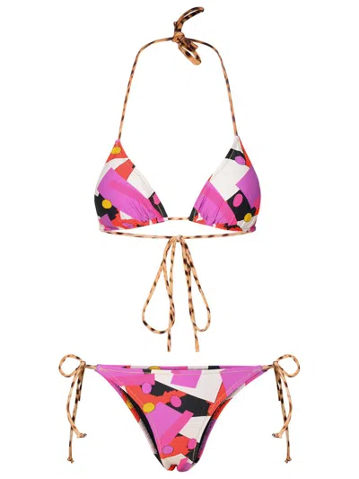 Reina Olga 'miami' Multi Polyamide Blend Bikini Set