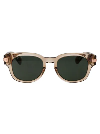 Gucci Sunglasses In 004 Brown Brown Grey