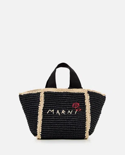 Marni Sillo Tote Bag For In Black