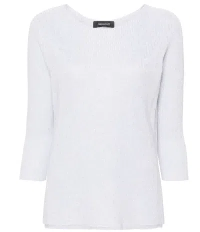 Fabiana Filippi Cotton Sweater In White