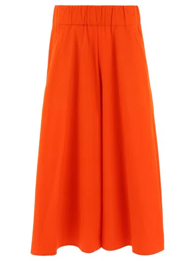 Aspesi Wide Trousers In Orange