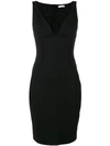 MUGLER v-neck sleeveless stretch-jersey dress,ROBER902630B