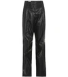 STELLA MCCARTNEY FAUX LEATHER AND SUEDE TROUSERS,P00278979