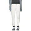3.1 PHILLIP LIM / フィリップ リム White Tapered Cropped Jeans