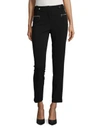 CALVIN KLEIN ZIP-ACCENTED ANKLE trousers,0400095471235