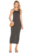 AUTUMN CASHMERE RIB MAXI DRESS,N10281