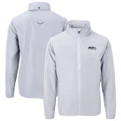 Cutter & Buck Gray Seattle Seahawks  Charter Eco Recycled Full-zip Jacket
