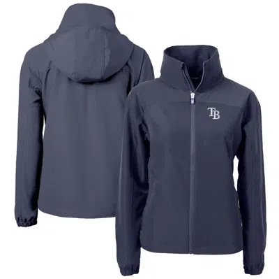 Cutter & Buck Navy Tampa Bay Rays Charter Eco Recycled Full-zip Jacket