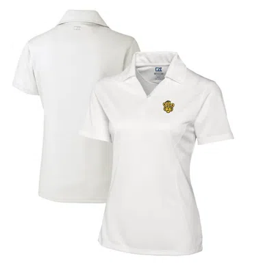 Cutter & Buck White Missouri Tigers Cb Drytec Genre Textured Solid Polo