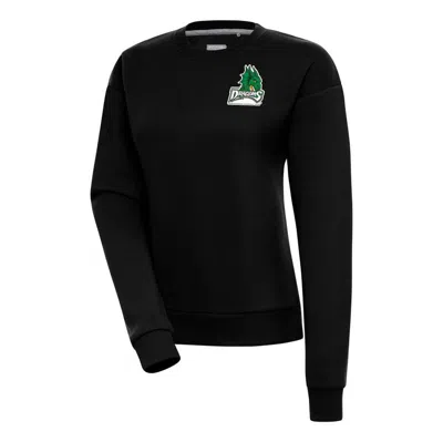 Antigua Black Dayton Dragons Victory Pullover Sweatshirt