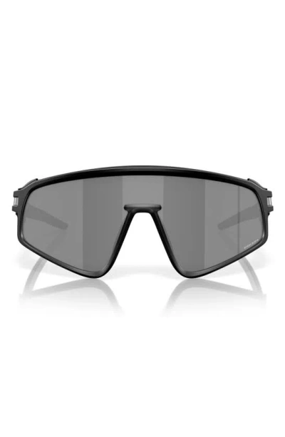 Oakley Latch Panel 35mm Polarized Rectangular Sunglasses In 940401