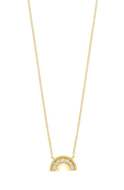 Bony Levy Diamond Rainbow Necklace In 18k Yellow Gold