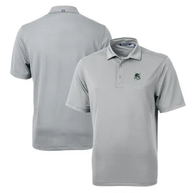 Cutter & Buck Gray Portland State Vikings Team Big & Tall Virtue Eco Pique Recycled Polo
