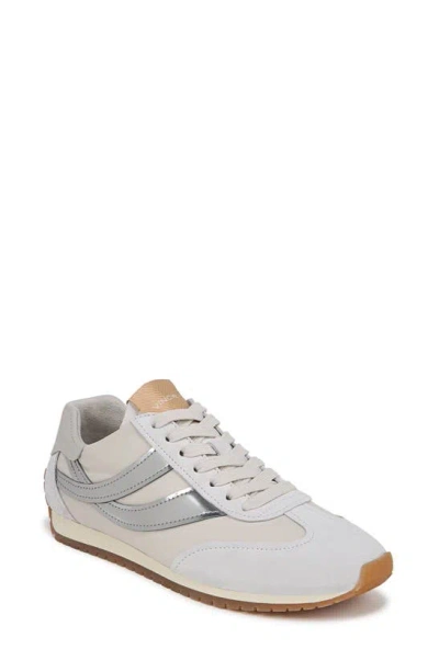 Vince Oasis Sneaker In White/silver