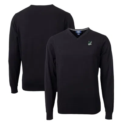 Cutter & Buck Black Portland State Vikings Lakemont Tri-blend V-neck Pullover Sweater