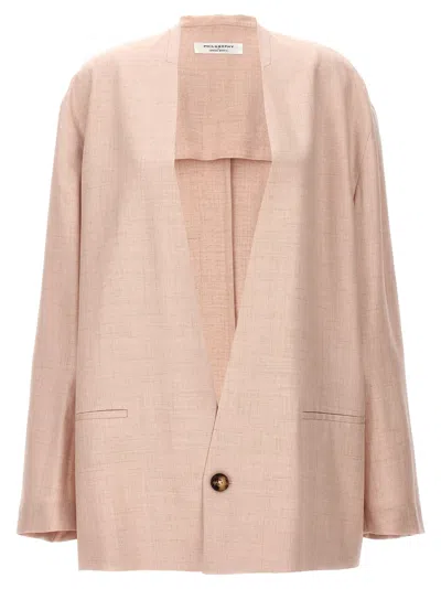 Philosophy Single-breasted Blazer Blazer And Suits In Pink