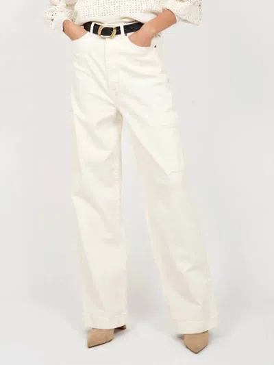 Joie Ophilia High-rise Straight-leg Cargo Pants In Multi