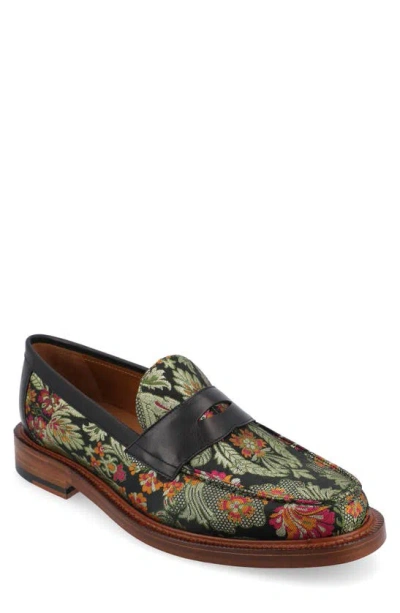 Taft The Fitz Floral Brocade Penny Loafer In Victoria