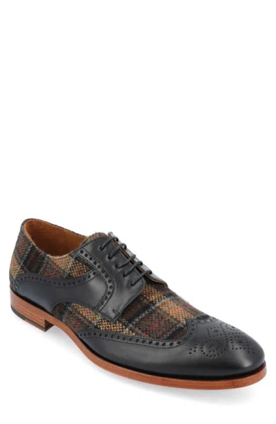 Taft The Wallace Wingtip Derby In Brown Tart