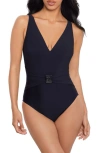 Magicsuit Faith Glimmer Twins One-piece Swimsuit In Black