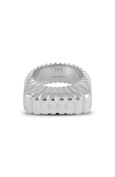 Ivi Los Angeles Gaia Signet Ring In Silver