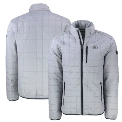 Cutter & Buck Gray Ivy League Rainier Primaloft Eco Insulated Full-zip Puffer Jacket