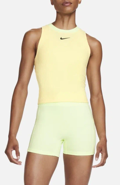 Nike Women's Court Slam Dri-fit Tennis Tank Top In Yellow
