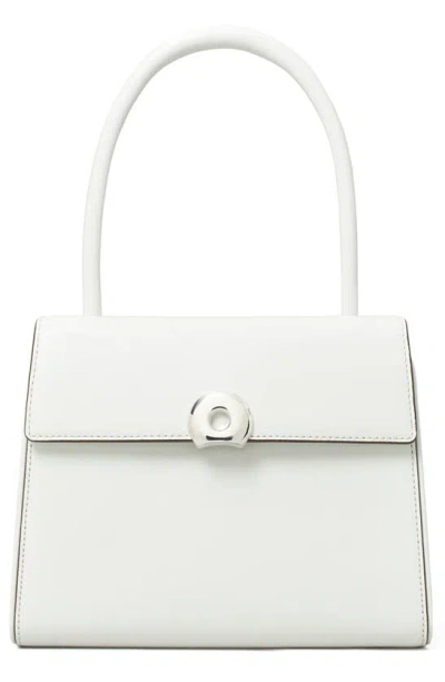 Tory Burch Small Deville Leather Top Handle Bag In Cirrus Cloud