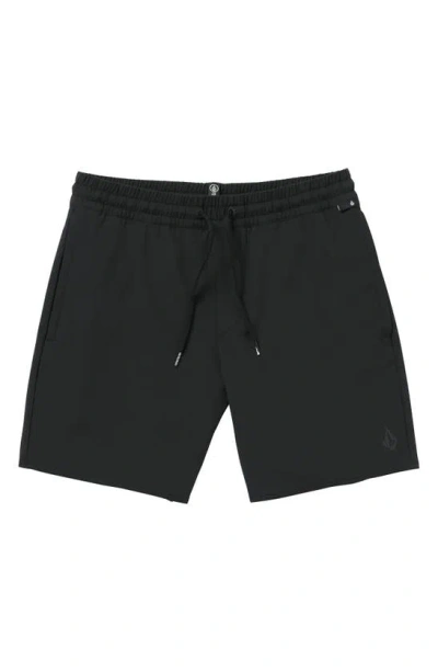 Volcom Nomoly Hybrid Shorts In Black