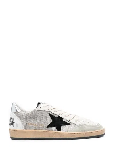 Golden Goose Trainers In Light Silver/black
