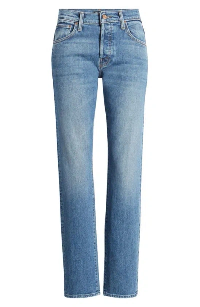 Mother The Hiker Hover Straight Leg Jeans In Penny For Your Thoughts