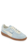 Puma Palermo Leather Sneaker In Turquoise Surf/cream