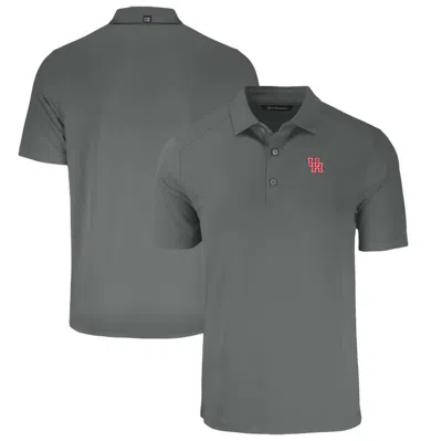 Cutter & Buck Gray Houston Cougars Big & Tall Forge Eco Stretch Recycled Polo
