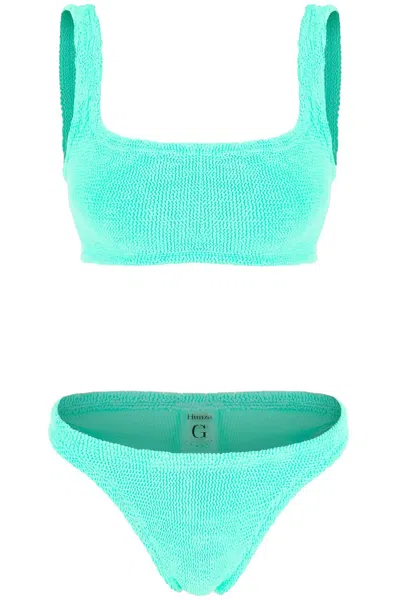 Hunza G . Gigi Bikini Set In 绿色的
