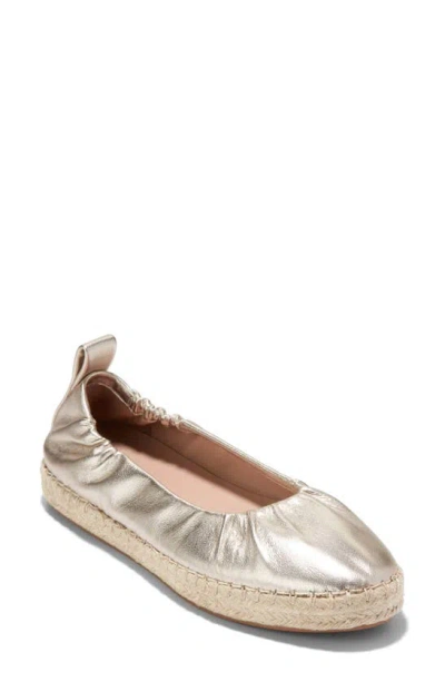 Cole Haan Women's Cloudfeel Seaboard Ballet Flats In Soft Gold