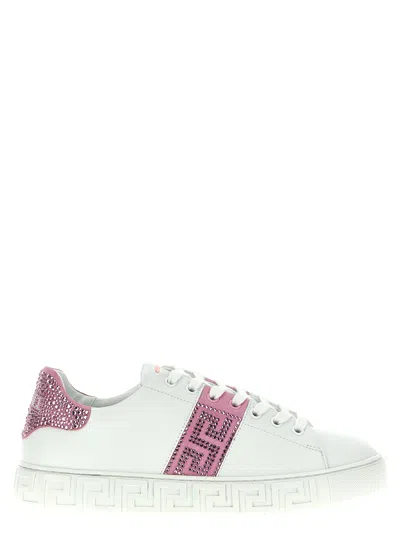 Versace Greca Trainers Pink