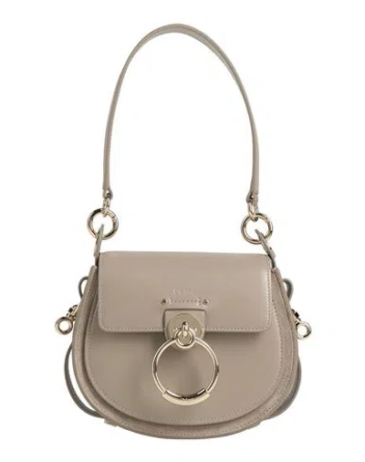 Chloé Woman Handbag Light Grey Size - Calfskin In Grey