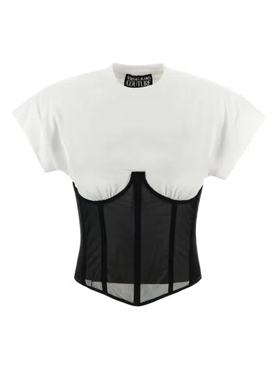 Versace Jeans Couture Bustier Warranty In White