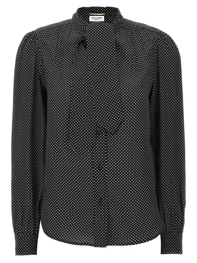 Saint Laurent Shirt In Black