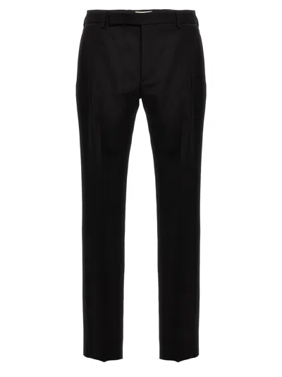 Saint Laurent Iconic Le Smoking Trousers In Black