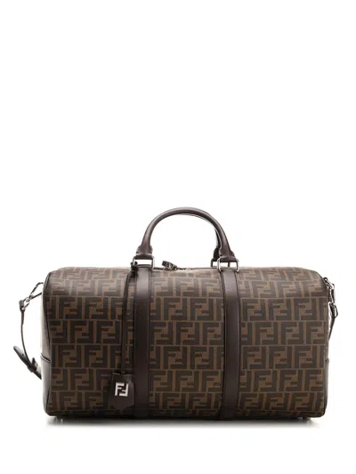 Fendi Man Duffle Bag Man Brown Travel Bags