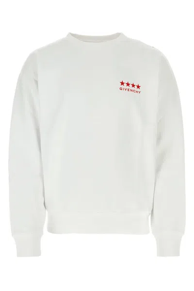 Givenchy White Cotton Sweatshirt