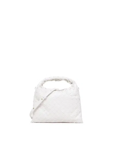 Bottega Veneta Hop Mini Shoulder Bag In White