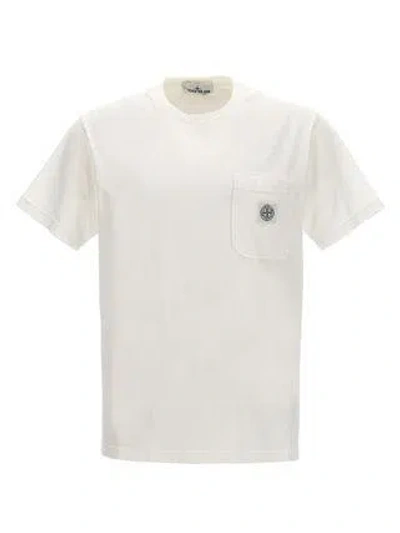 Stone Island T-shirts & Tops In White