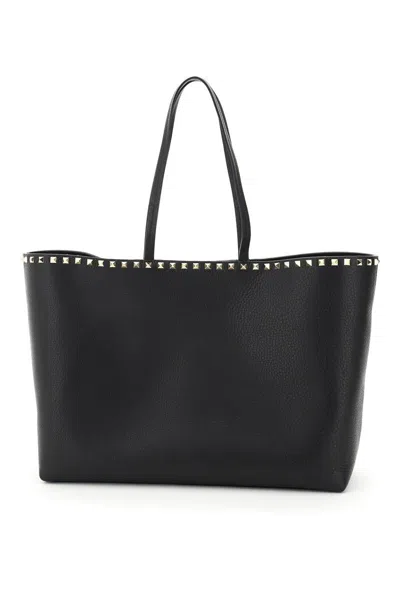 Valentino Garavani Valentino Shopping Bags In Black