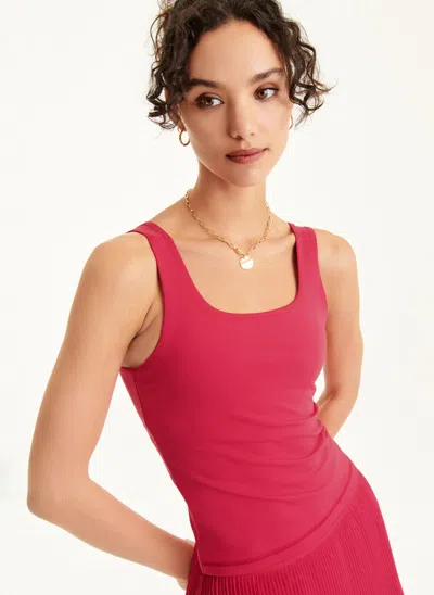 Dkny Women's Balance Compression Tank In Pink