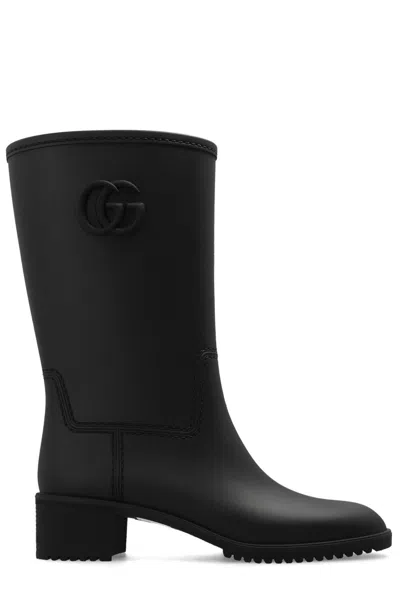 Gucci Double G Boots In Black