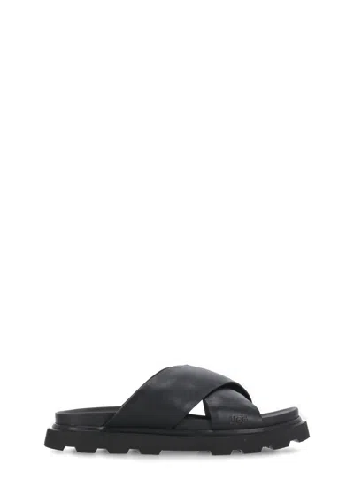 Ugg Capitelle Crossband Sandals In Black