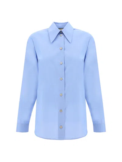 Gucci Shirt In Clear Blue