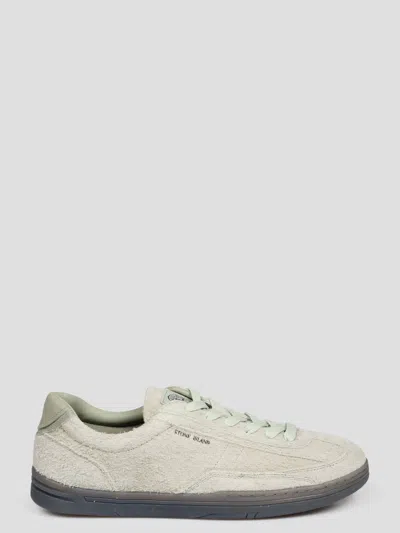 Stone Island Man Rock Man Beige Sneakers In Green